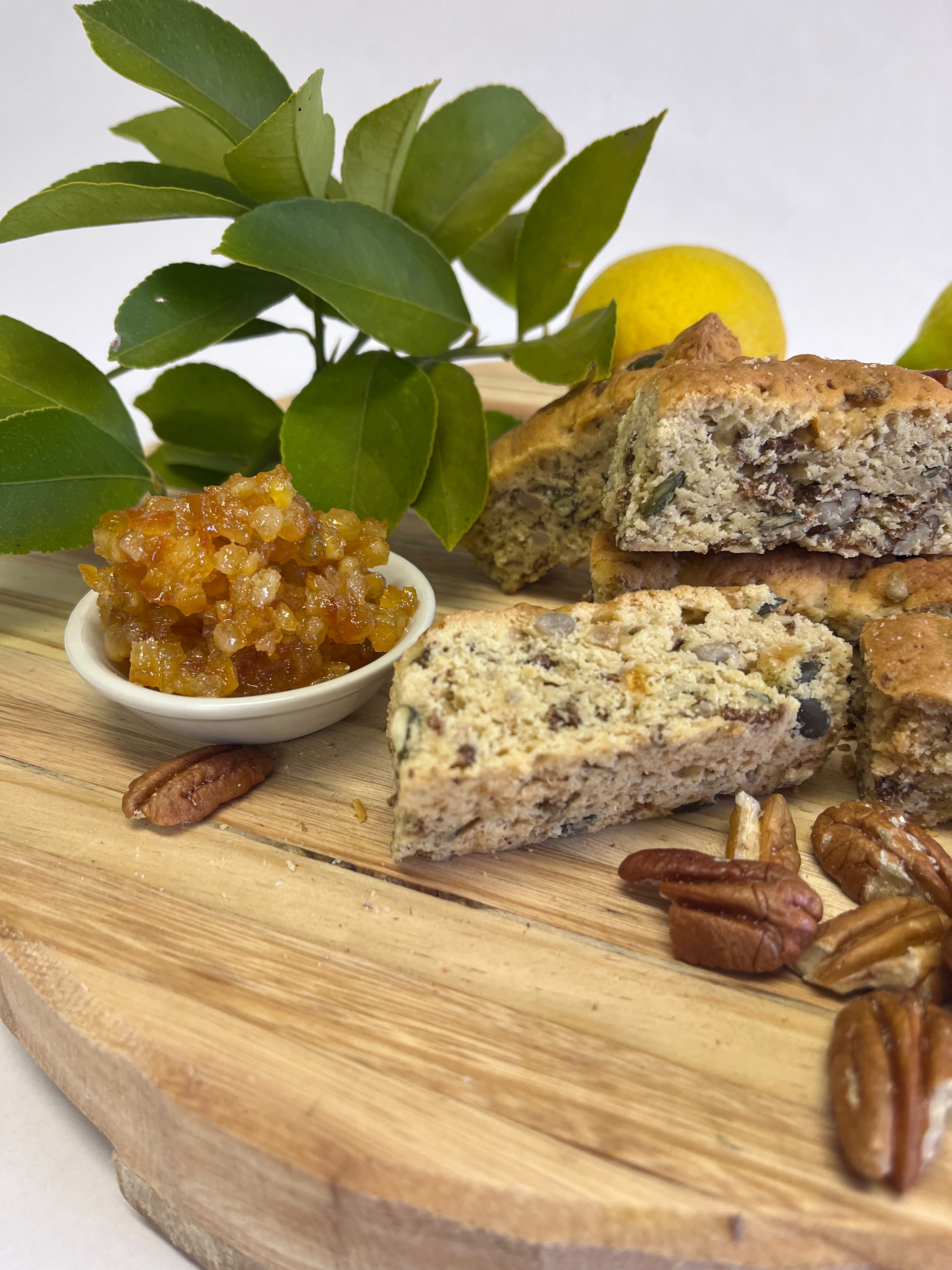 Citrus Peel & Pecan Nut